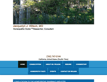 Tablet Screenshot of homeopathicdoctor.com